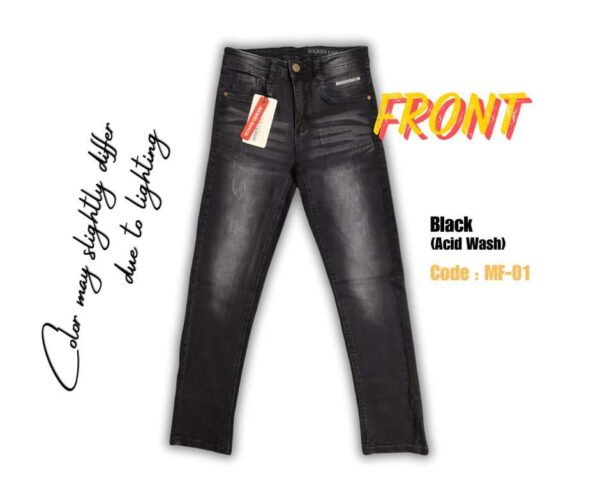 Denim Black - Acid Wash - Image 2